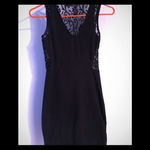 Dynamite xs Black Dress with lace